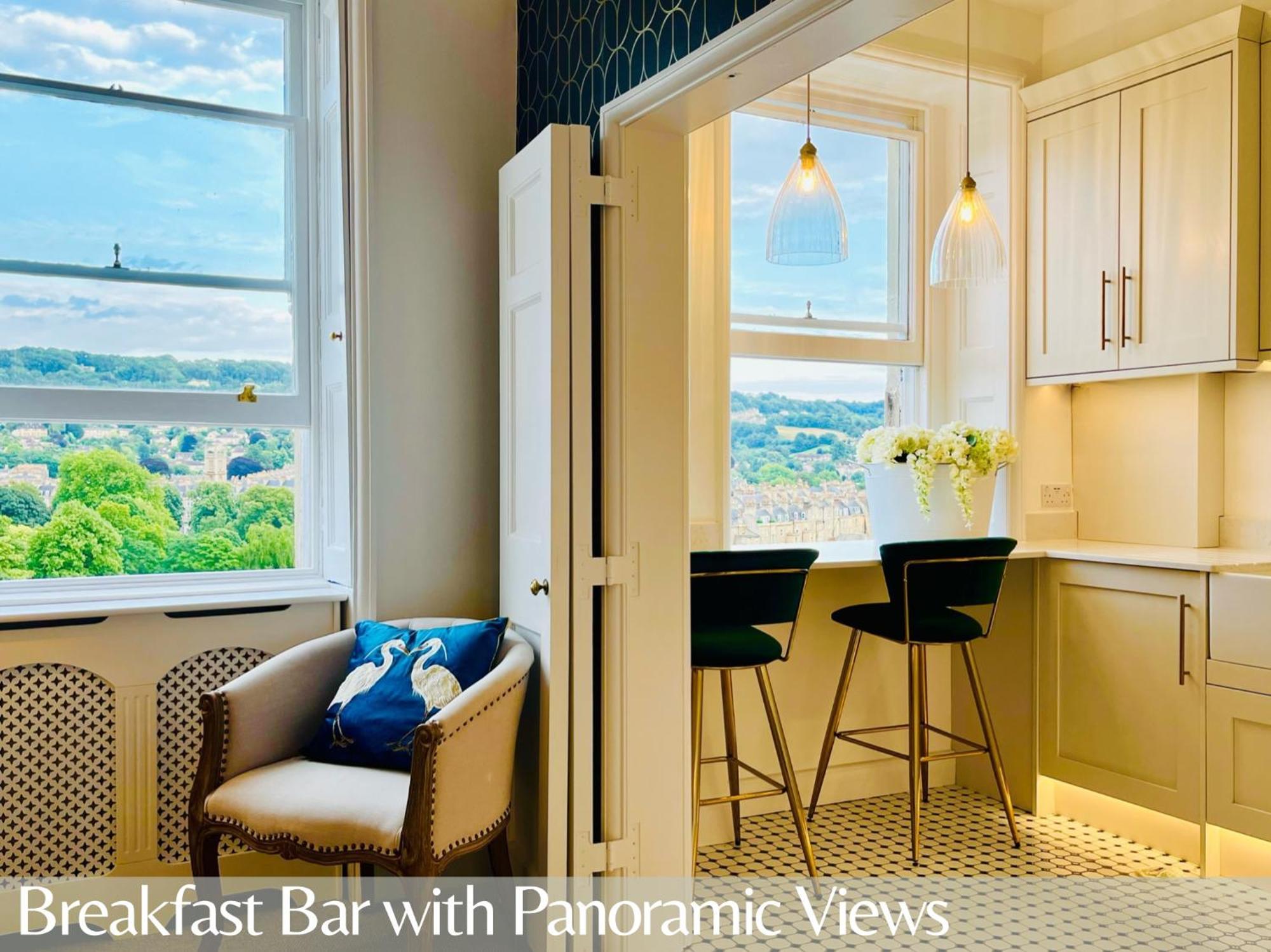 The Paragon Penthouse - Stunning Views Over Bath! Luaran gambar