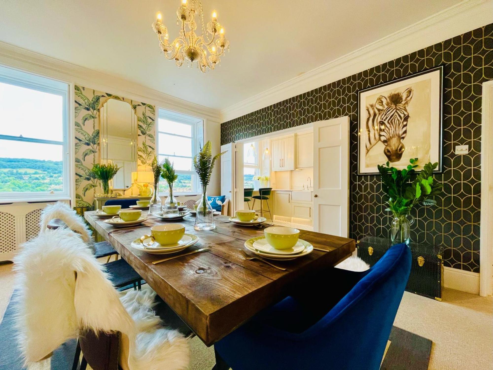 The Paragon Penthouse - Stunning Views Over Bath! Luaran gambar