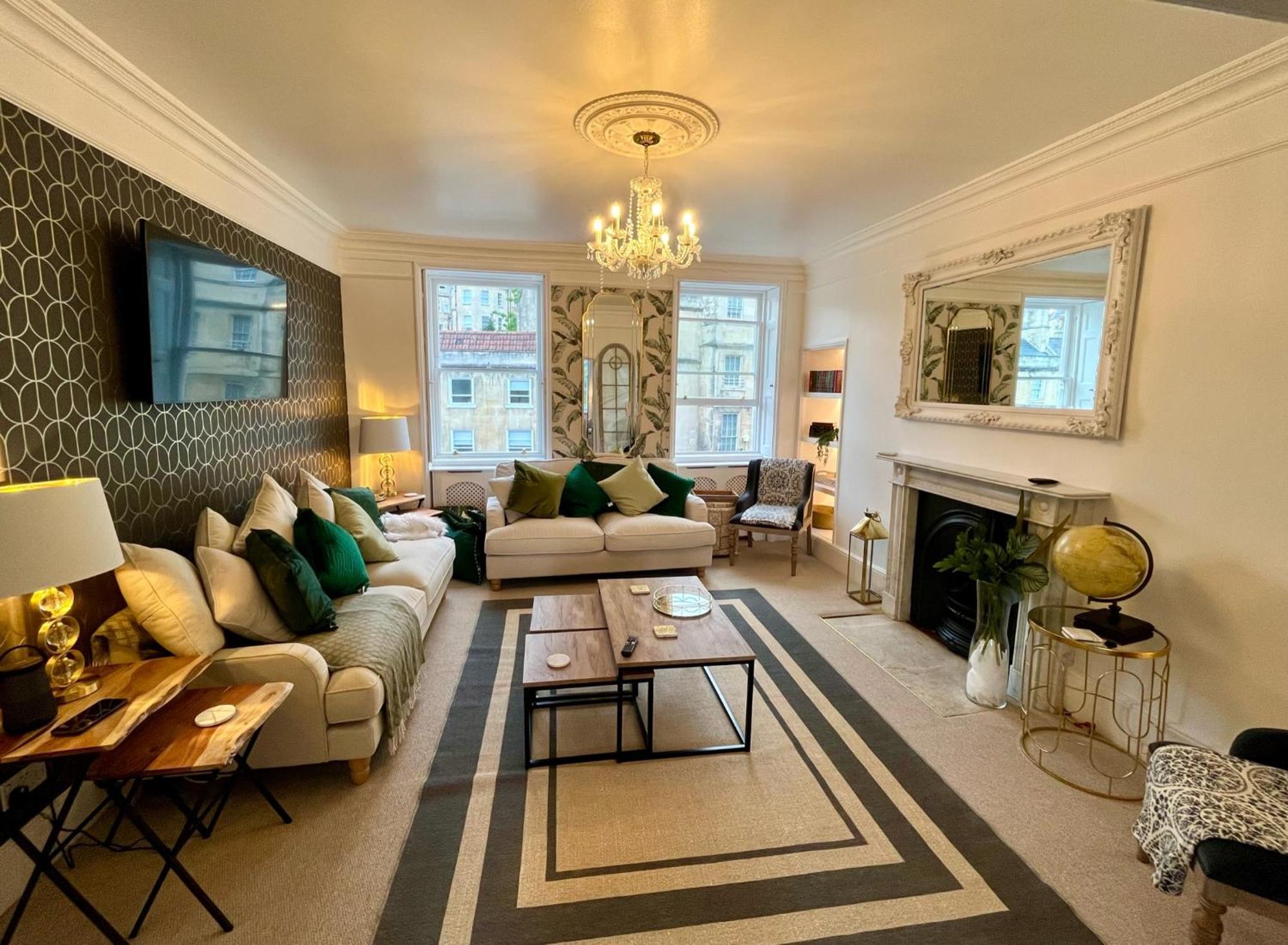 The Paragon Penthouse - Stunning Views Over Bath! Luaran gambar