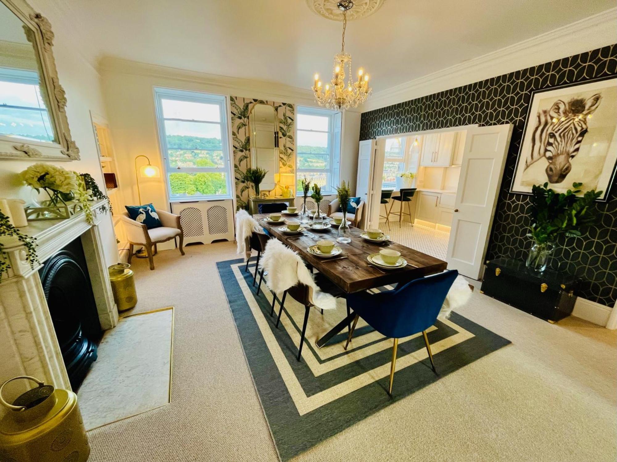 The Paragon Penthouse - Stunning Views Over Bath! Luaran gambar