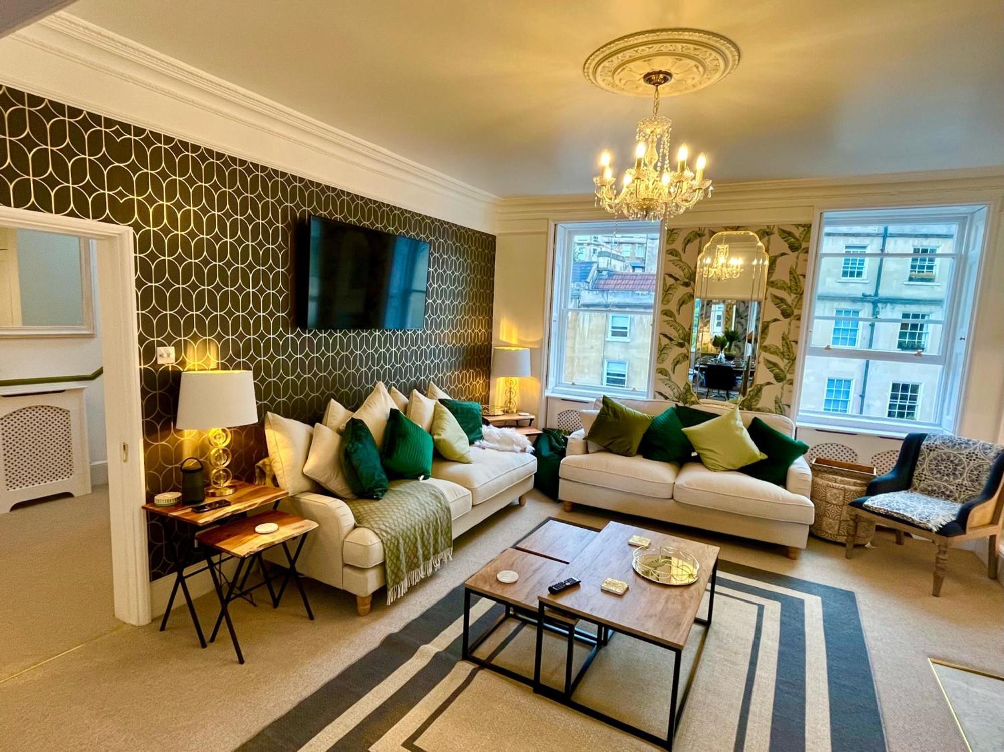 The Paragon Penthouse - Stunning Views Over Bath! Luaran gambar